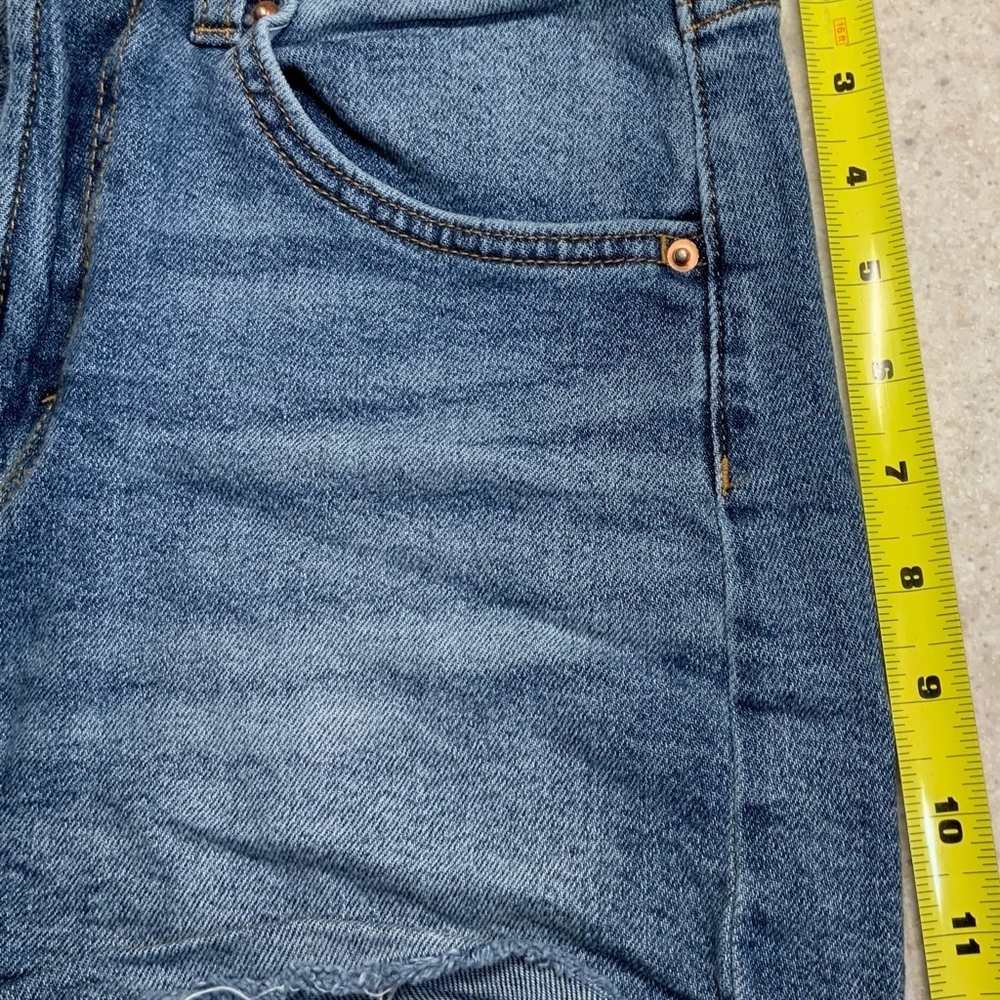 Wild Fable Distressed Blue Jean Shorts - Picture 3 of 4